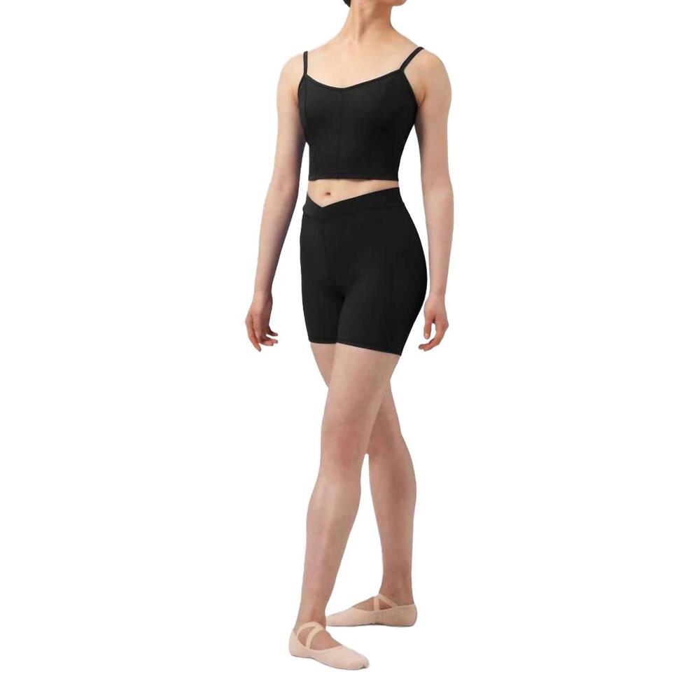 NEW BLOCH mirella chevron v-front shorts in black
